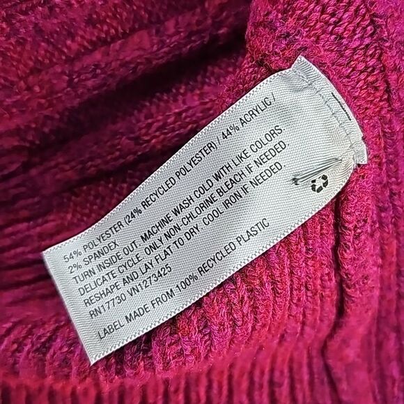 A New Day Women's Pink Ribbed Cropped Cardigan Size Small - Picture 8 of 8